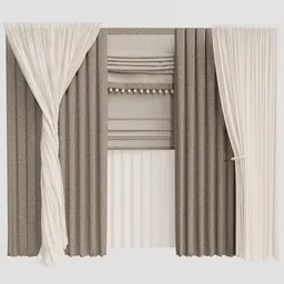 GD Silk and Cotton Curtain