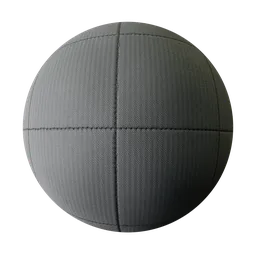Gray Stitched Fabric