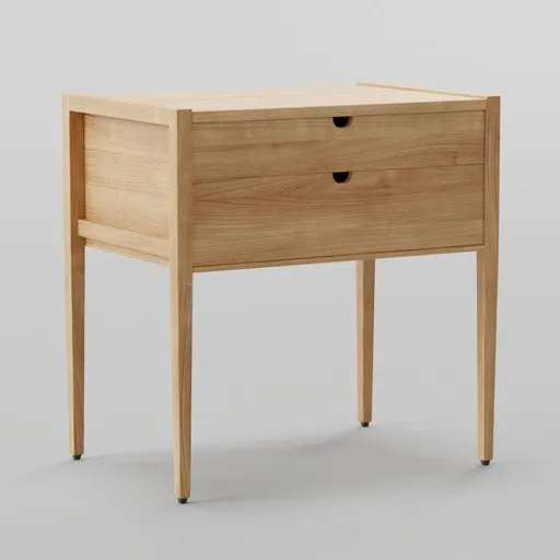 Minimalist Wood Nightstand