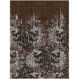 Dark Woodcut Scratch Carpet