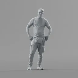 Lowpoly Construction Worker