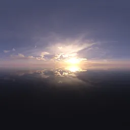 Dramatic Clouds Sunset Sky