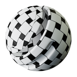 Black and White Ceramic Tile