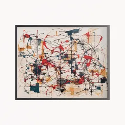 Abstract Painting Gestural-Inspired