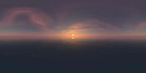 Large Sun Sunset