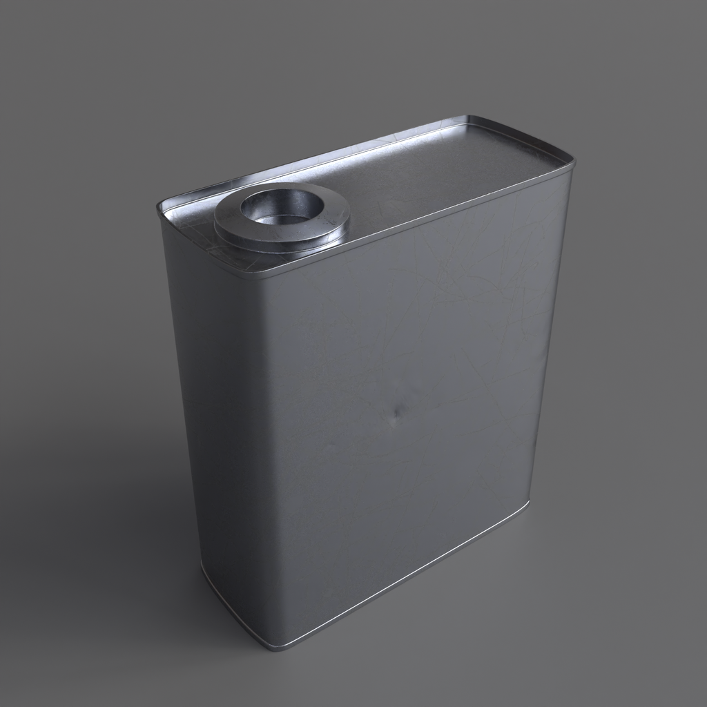 Square can | Containers models | BlenderKit