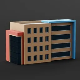 Lowpoly building