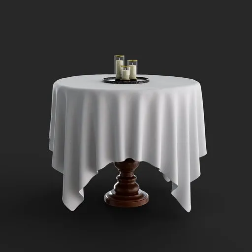 Round Pedestal Table Decor