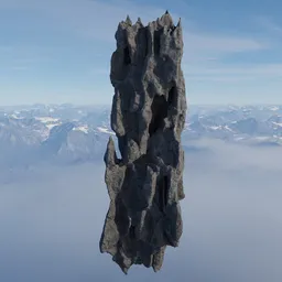 Rugged Rocky Cliff Modulal Asset