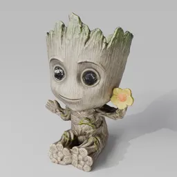 Baby Groot Statuette