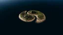 Serene Yin-Yang Island