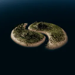 Serene Yin-Yang Island