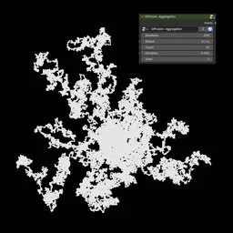 Diffusion-Limited Aggregation Points