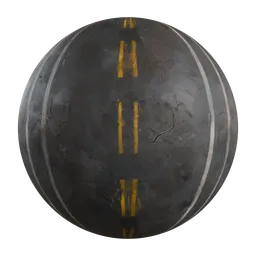 Hand Painted Asphalt