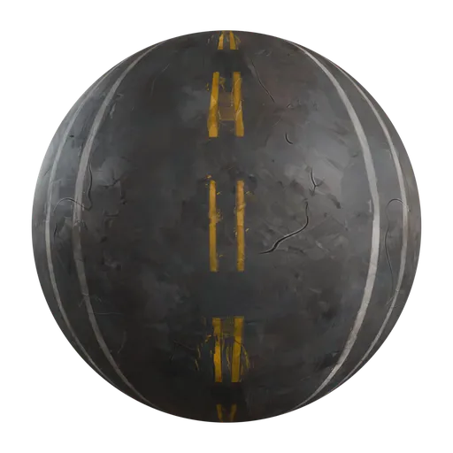 Hand Painted Asphalt