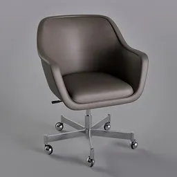 Leather office chair