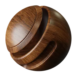 Light Glossy Straight Wood