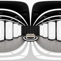 Futuristic Sci-Fi Studio HDRI Light