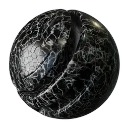 Black Marble Cracked