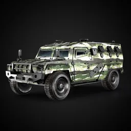 EM Military Vehicle | Rigged |