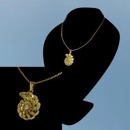 Golden Spiral Pendant