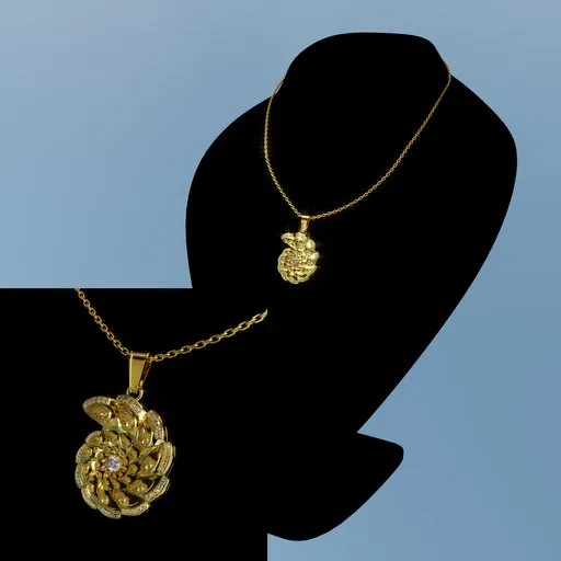 Golden Spiral Pendant