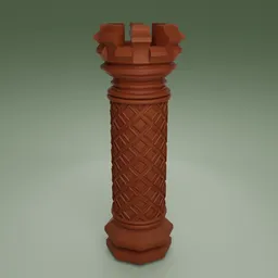 Crenellated Chimney Pot