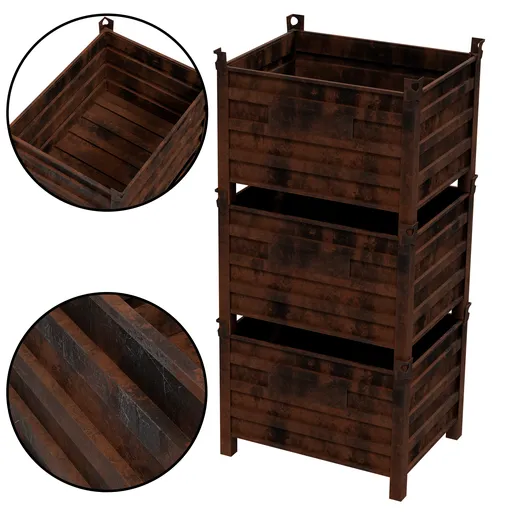 Stacked Storage Bins