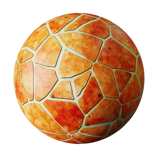 Stylized stone floor