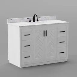 Gazsi Single Bathroom Vanity Set