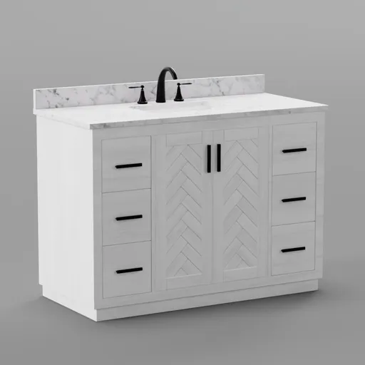 Gazsi Single Bathroom Vanity Set