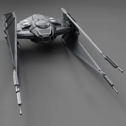 Kylo Ren's TIE silencer