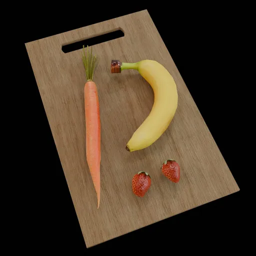 Kitchen Prep Board with Vegetations
