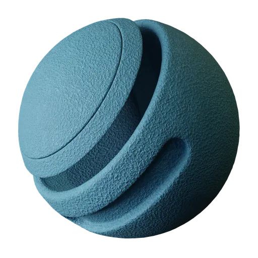 Stucco blue wall