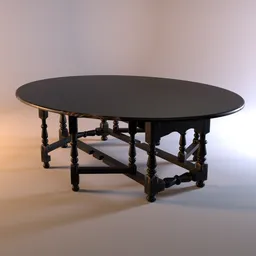 Vintage english style diningtable