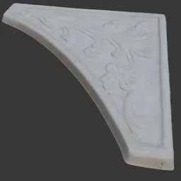 Floral Corner Bracket