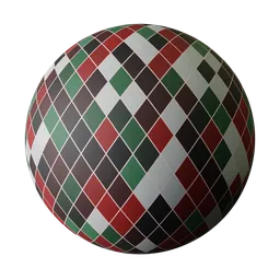 Elegant Harlequin Diamond Tile