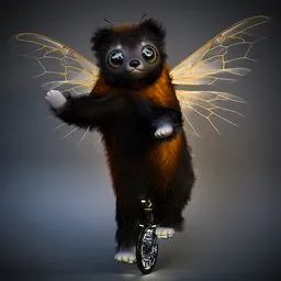 Bumblebee Bear Rigged