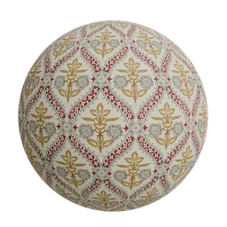 Mughal-style textile design