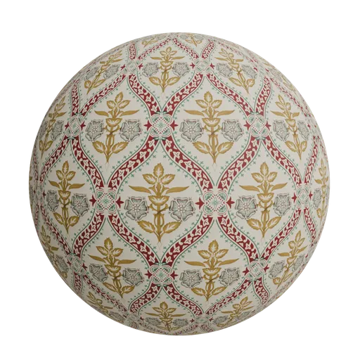 Mughal-style textile design