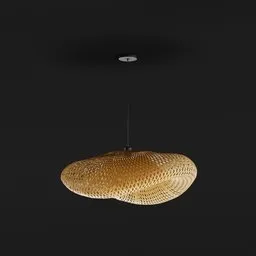 Twisted Woven Pendant Light