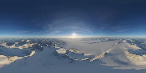 Glacier Snow Mountain Aerial
