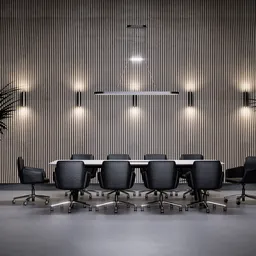 Modern Conference Room 3D Render