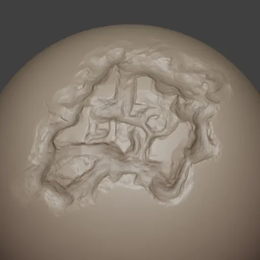 Multiple wall damage brush