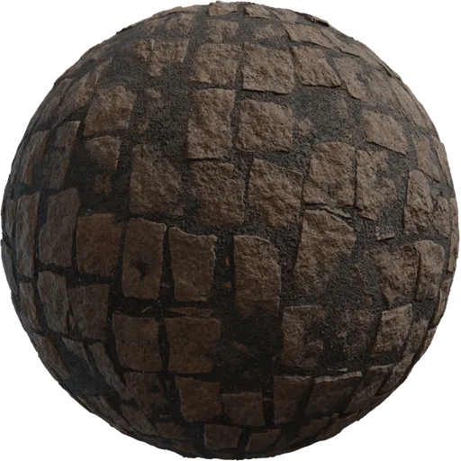 Cobblestone Embedded Asphalt