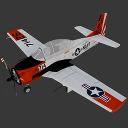 US Navy North American T28 Trojan