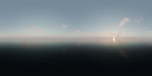 Moody Sunset Clouds HDRI