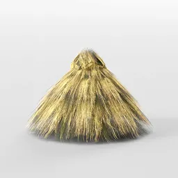 Straw Roof Round Thatch