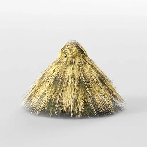 Straw Roof Round Thatch