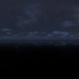 Cloudy night sky